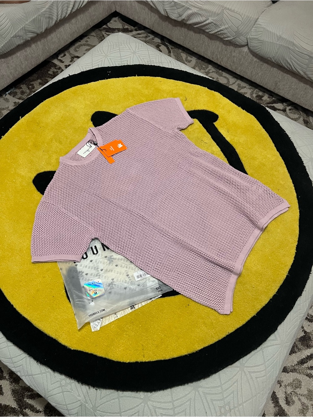 YoungLA 4324 beach club knit tees
Mauve
Medium